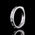 3/8ctw Flush East West Baguette Eternity Band