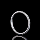 1/4ctw U Prong Round Half Eternity Band