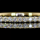 1/4ctw U Prong Round 3/4 Eternity Band