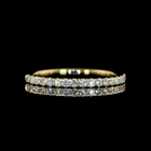 1/4ctw U Prong Round 3/4 Eternity Band
