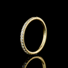 1/4ctw U Prong Round 3/4 Eternity Band