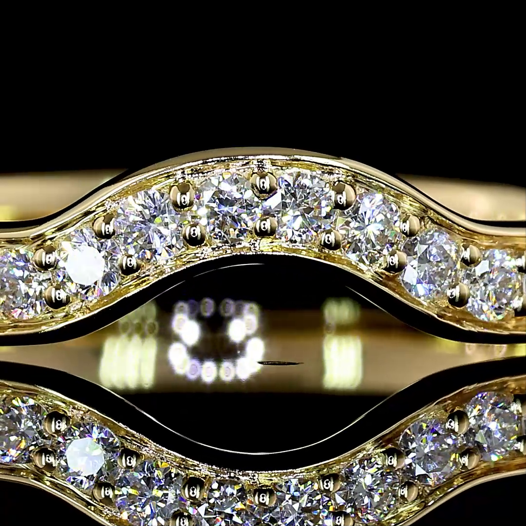 3/8ctw Prong Round Eternity Band