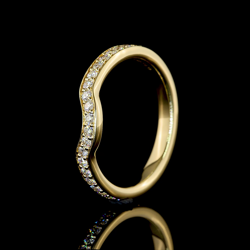 3/8ctw Prong Round Eternity Band