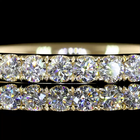 1/2ctw U Prong Round Half Eternity Band