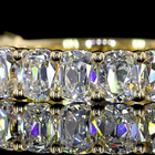2ctw Prong Cushion 3/4 Eternity Band