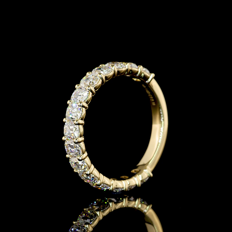 2ctw Prong Cushion 3/4 Eternity Band