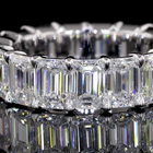 8ctw Emerald Prong Diamond Eternity Band
