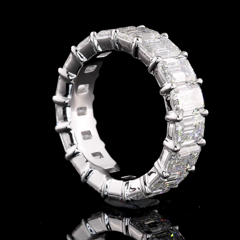 8ctw Emerald Prong Diamond Eternity Band