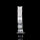 4ctw Emerald East West Prong Diamond Half Eternity Band