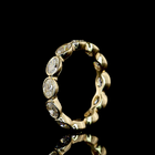 1-3/4ctw Bezel East West Oval Eternity Band