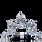 1/2ctw Prong Oval Five Stone Band