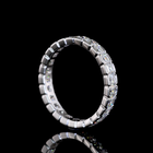 2ctw Half Bezel Asscher Eternity Band