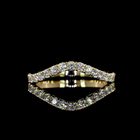 1/2ctw Prong Round 3/4 Eternity Band