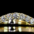 1/2ctw Prong Round 3/4 Eternity Band