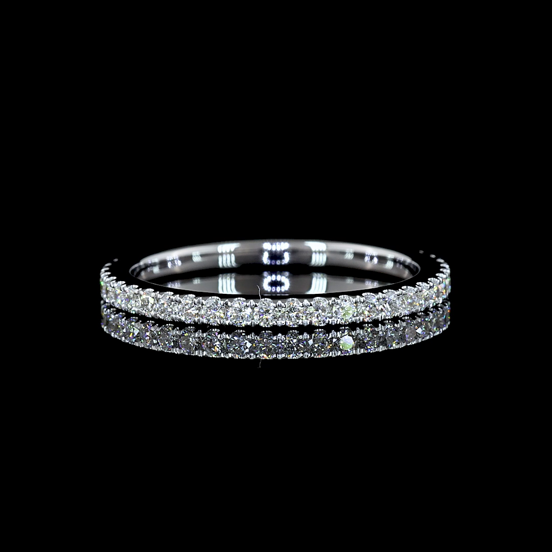 1/2ctw Prong Round Eternity Band