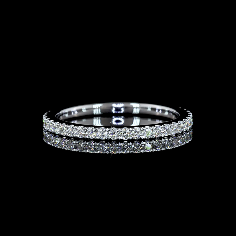 1/2ctw Prong Round Eternity Band