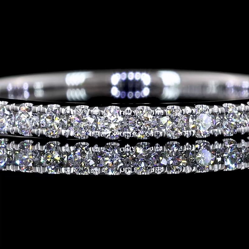1/2ctw Prong Round Eternity Band