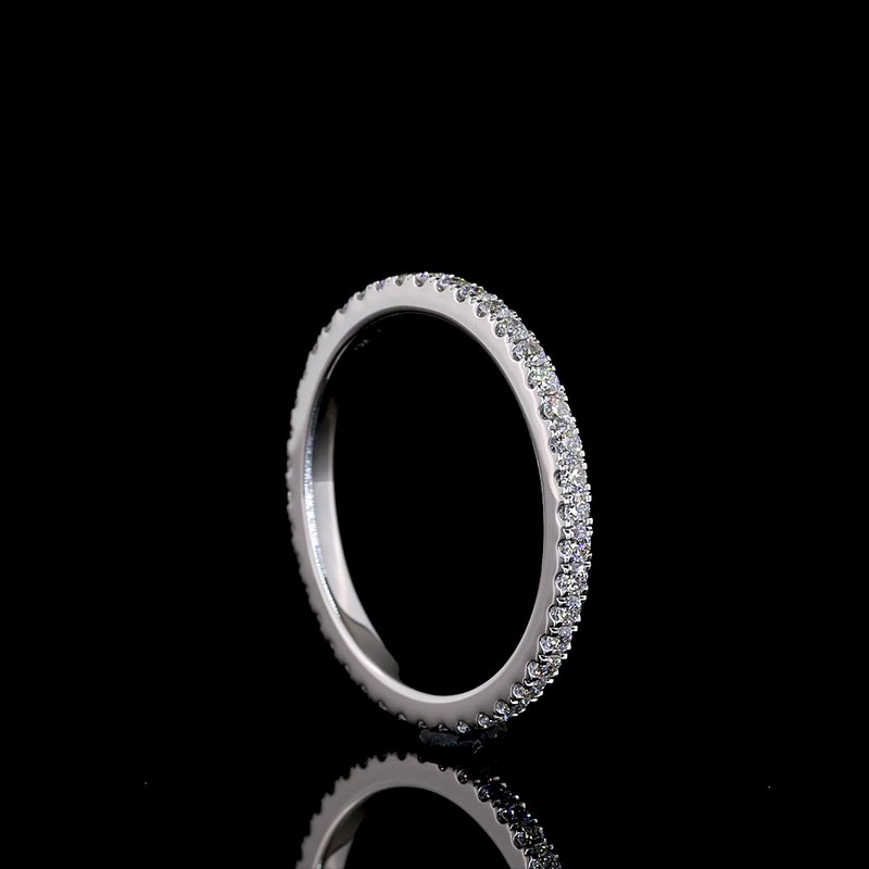 1/2ctw Prong Round Eternity Band