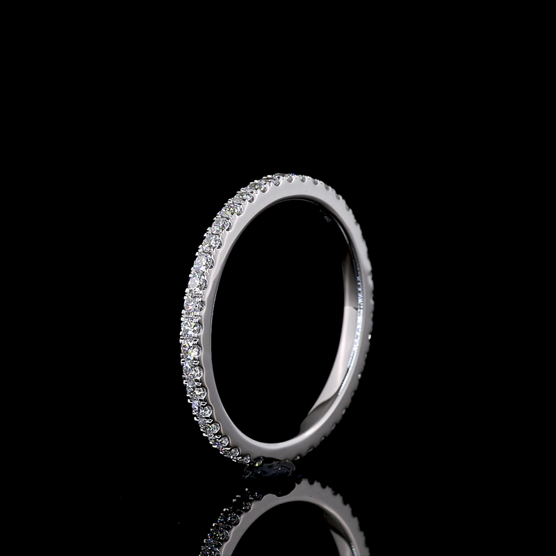 1/2ctw Prong Round Eternity Band