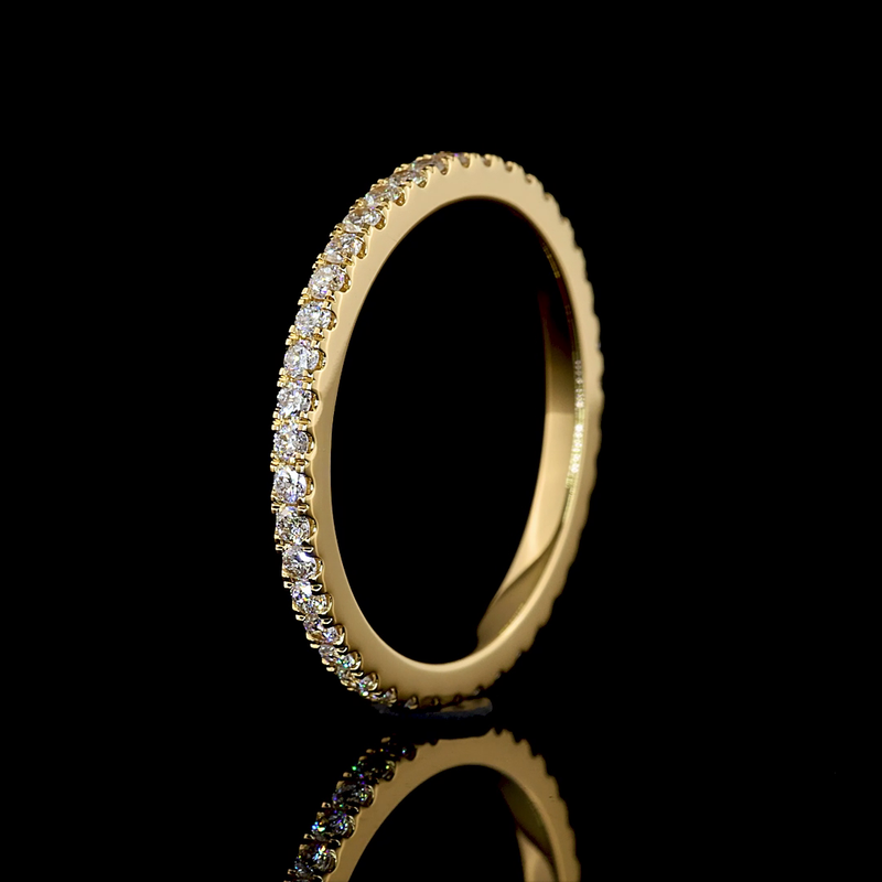 1/2ctw Prong Round Eternity Band