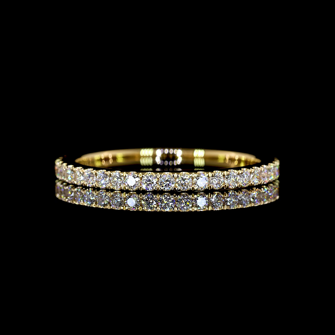1/2ctw Prong Round Eternity Band