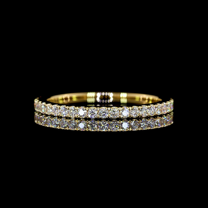 1/2ctw Prong Round Eternity Band