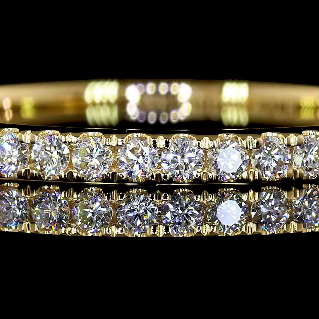 1/2ctw Prong Round Eternity Band