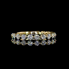 3/4ctw Prong Round 3/4 Eternity Band
