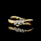 1/5ctw Prong Inclined Marquise Special Band