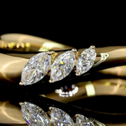 1/5ctw Prong Inclined Marquise Special Band