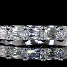 3/4ctw Prong East West Radiant Modified Half Eternity Band