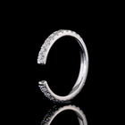 1/2ctw U Prong Round 3/4 Eternity Band
