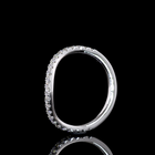 3/8ctw U Prong Round Half Eternity Band