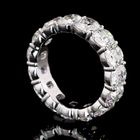 8ctw Antique Cushion Prong Diamond Eternity Band