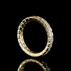 1-3/4ctw Half Bezel Asscher Eternity Band