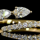1ctw Prong Pear & Round Special Band