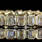 1ctw Bezel Emerald Eternity Band