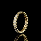 1ctw Bezel Emerald Eternity Band