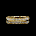 1-1/4ctw Prong Round Half Eternity Band