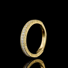 1-1/4ctw Prong Round Half Eternity Band