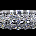 3/4ctw Prong Round Eternity Band