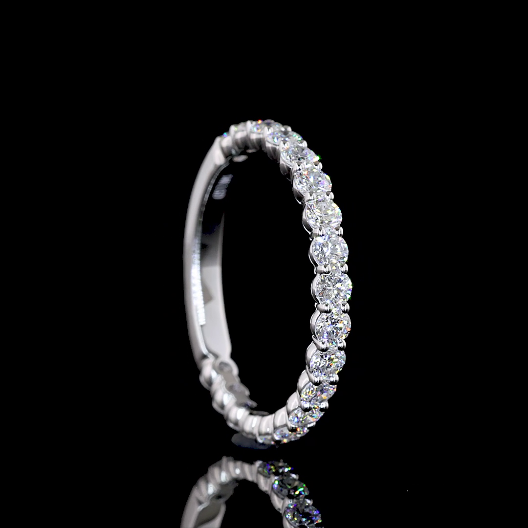3/4ctw Prong Round Eternity Band