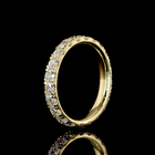 1-1/2ctw Pave Micro Round Eternity Band