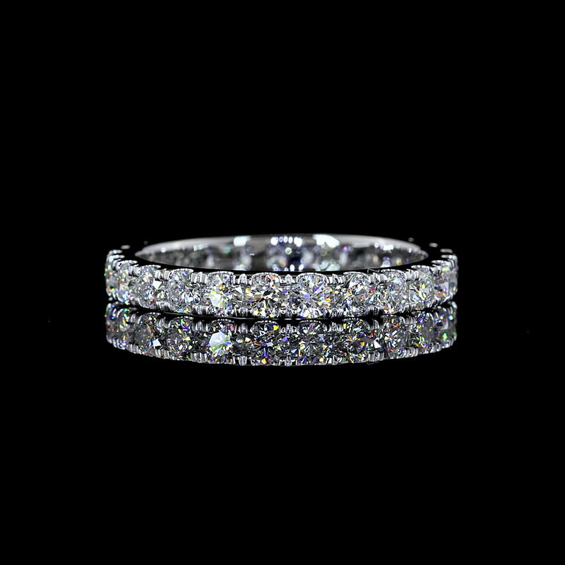1-1/4ctw Prong Round Eternity Band