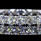 1-1/4ctw Prong Round Eternity Band