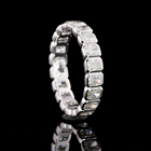 2ctw Bezel Radiant Eternity Band
