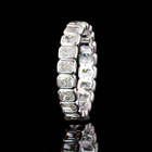 2ctw Bezel Radiant Eternity Band