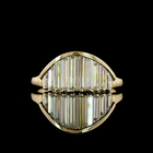 Tapered Baguette Lab Grown Diamond Half Bezel Half Eternity Band (1ctw)