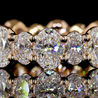 Oval Lab Grown Diamond Eternity Band (2-3/4ctw)