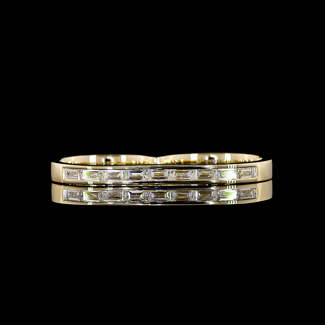 East West Baguette Lab Grown Diamond Channel Special Band (3/4ctw)